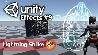 Game effect tutorial - Lightning skill. Guide how to create a lightning skill effect in Unity