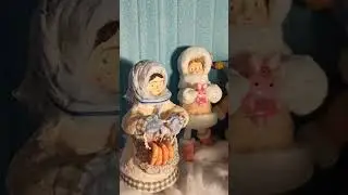Новогодние игрушки из ваты