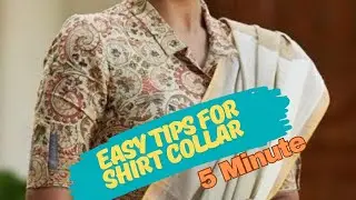 How to cut Shirt 👕 Collar for #princesscut  #blouse easy method /blouse me shirt collar kaise banaye