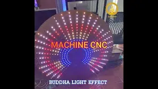 CNC Buddha ไฟรัศมีพระ LEDPIXEL