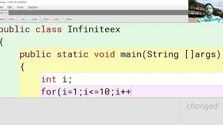 infinite loop and empty loop in java