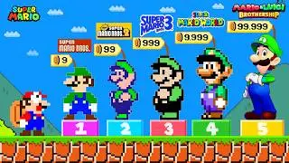 Super Mario Bros. But Mario Can Buy Luigi Form in All Games