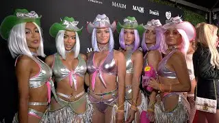 Caitlin O'Connor, Kayla Fitz 2021 Maxim Halloween Party Red Carpet