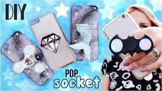 COMO FAZER POPSOCKET - CAPINHA DE CELULAR ANTI STRESS / HAND SPINNER - FODGET SPINNER - (Musical.ly)