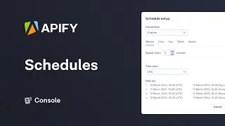 How to schedule tasks to run automatically on the Apify platform