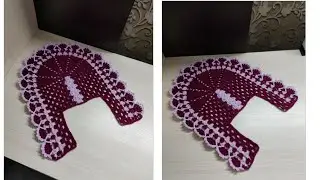 Туалетный коврик/крючком/