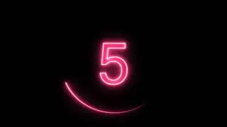 Black Screen Background || 10 to 1 Second Countdown Timer Black Screen