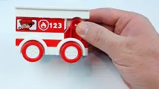 LEGO We collect a fire truck Лего Собираем пожарную машину