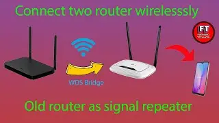 Connect secondary Tp-Link router as wifi repeater without cable | TL-WR841N | WDS Bridge | HD