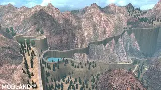 New offroad  map mod bus simulator indonesia // mountain off-road mod bussid #55