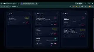 Kanban Task Manager in React | Drag-and-Drop Board with dnd-kit, Tailwind & LocalStorage