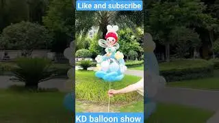 fun balloon of balloon making baby doll 😍🥰
