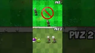 Pvz 2 Vs Pvz - Fume Shrooms & Melon Pult Vs Zombie Team #shorts
