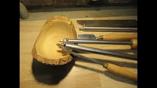 Точим акацию самодельными резцами/Turning acacia with homemade cutters