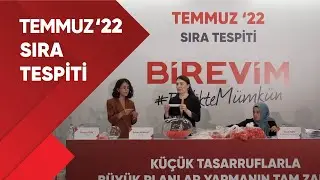 Temmuz 2022 Sıra Tespiti 