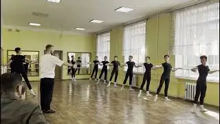 экзерсис у станка. классический танец. группа "Орлята", 2 год обучения