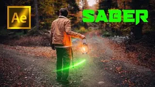 After Effects Saber Plugin Tutorial Particles line | Saber Adobe After Effects Tutorial #saber
