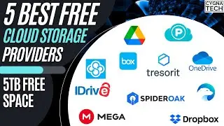 5 Best Free Cloud Storage Providers | 5TB FREE Storage on Google Drive | 5 Google Drive Alternatives