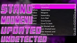 STAND MOD MENU SHOWCASE *UPDATED | GTA ONLINE