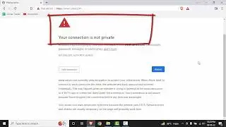 Brave Browser Error Your Connection is Not Private | Solved | Quick and Easy