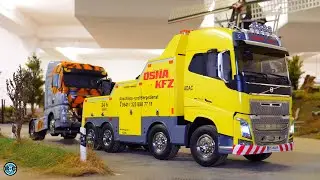 Tamiya 1/14 Volvo FH16 Globetrotter 750 8x4 TowTruck out of the box!