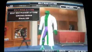 WWE SVR2011 on PS2 How to create Lizard & moveset