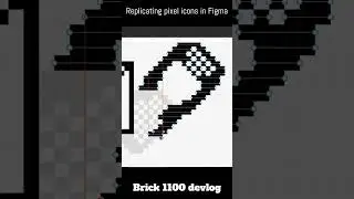 Replicating pixel icons in Figma (#Brick1100 devlog)