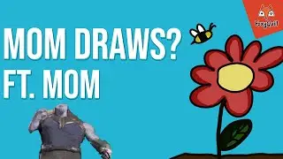 Mom of Quill draws a floower | Photoshop