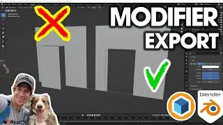 How to Export Blender Models w/Modifiers to External Programs!