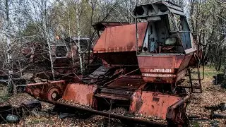 ЗАБРОШЕННАЯ СТОЯНКА СЕЛЬХОЗТЕХНИКИ У СТАРОЙ ДЕРЕВНИ! ЯМА С МЕТАЛЛОМ! Коп металлолома