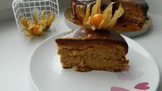 Торт из медового бисквита/Honey biscuit cake