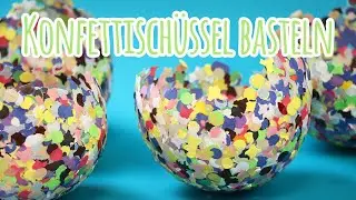 Konfettischüssel basteln als Faschingsdekoration | Talu.de