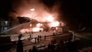 В Кинешме горит ресторан 