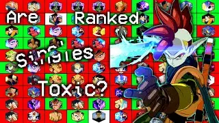 I Played 100 Ranked Singles and Charted Their Toxicity | DRAGON BALL: Sparking! ZERO