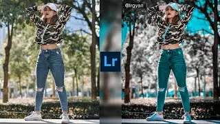 Black And Aqua Lightroom Photo Editing Tutorial | Download Preset Free | Lr Editing
