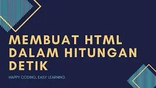 membuat html dalam hitungan detik #shorts