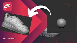 Nike Air Force Sculpt From Scratch || Zbrush|| Timelapse