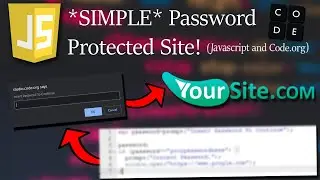 How To Make A Simple PASSWORD PROTECTED Site With Javascript and Code.org's App Lab