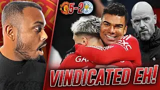 “Vindicated Eh” Free AT LAST! Man United 5-2 Leicester!