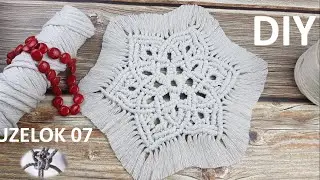 DIY MACRAME TUTORIAL | HOW TO MAKE MACRAME COASTER