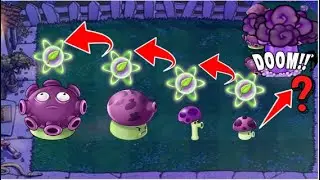 PvZ "Hybrid v2.3":  New Adventure Fume-shroom vs Gloom-shroom & Mini-games (HARD MODE)