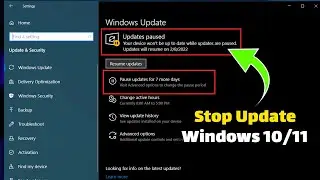 Permanently | Disable Windows Update Windows 10/11 (2025)