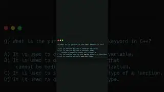 Coding Interview Question 