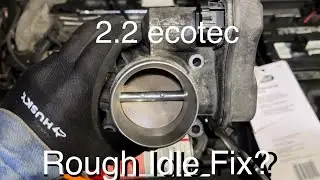 2006 2.2 ecotec Saturn Vue throttle body cleaning