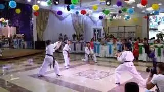 Показательное выступление детей по тхэквондо WTF