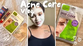 Acne Care Vlog| Skincare| Papules and Cystic Acne