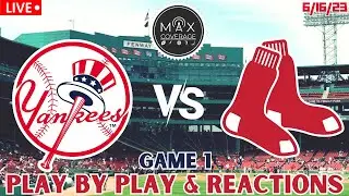 New York Yankees vs Boston Red Sox | LIVE Play-By-Play & Reactions | Game 1 (6/16/23)