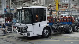 Mercedes.Так делают электро грузовики.zrobić elektryczną ciężarówkę.