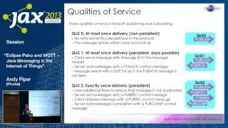 Andy Piper: Eclipse Paho and MQTT - Java Messaging in the Internet of Things