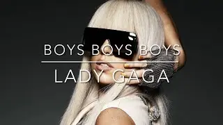 Boys Boys Boys (karaoke) Lady gaga